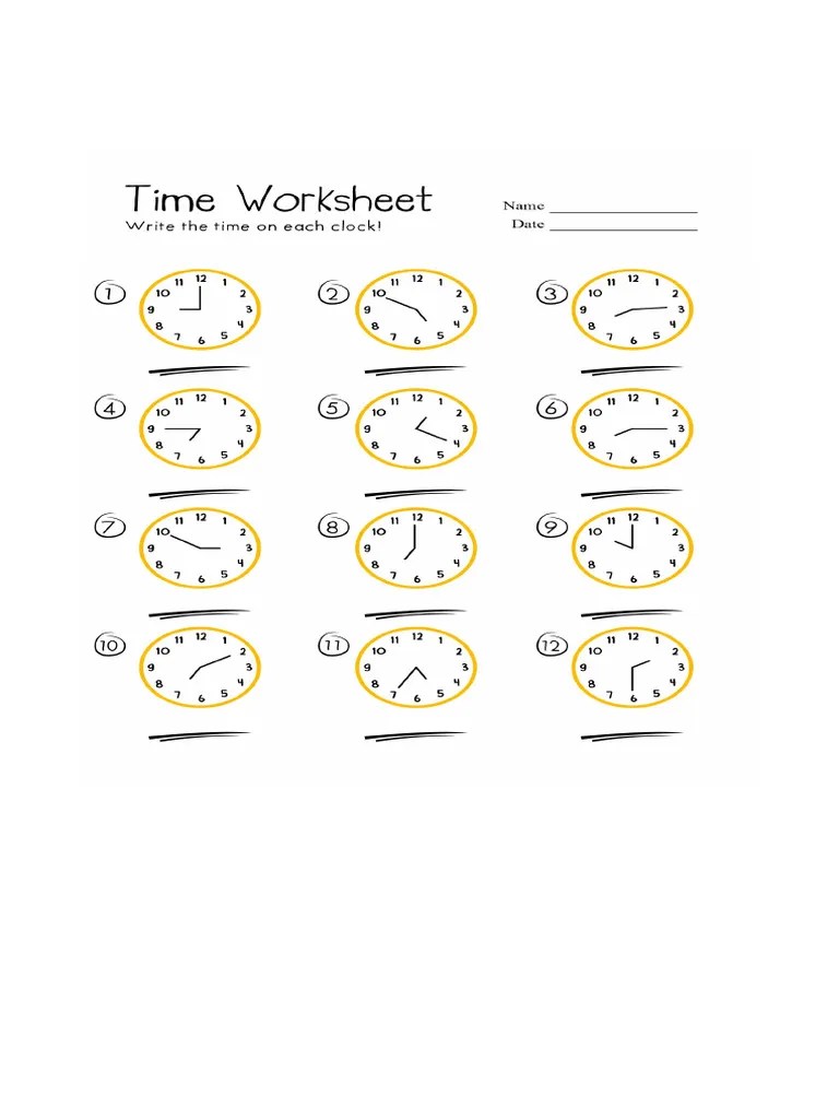 Telling time worksheets 3rd grade 5511.png