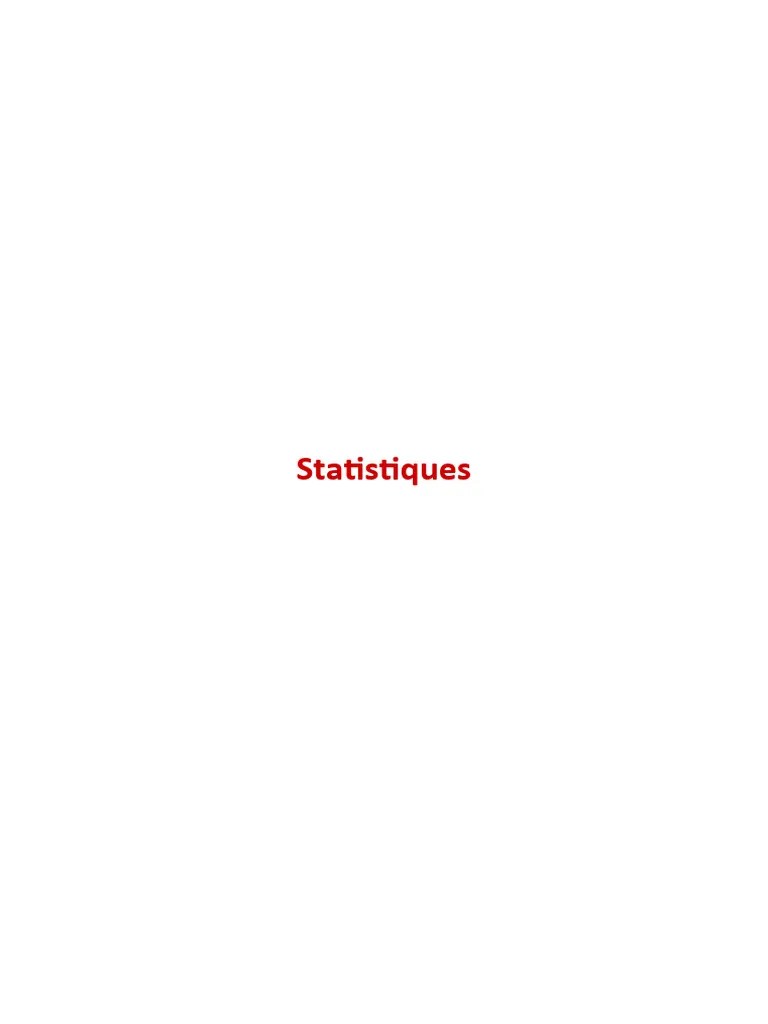 A1 Statistiques À Deux Variables - Elève | PDF