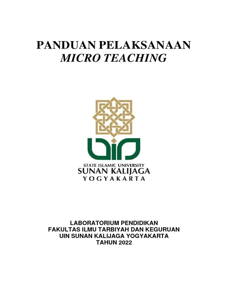 0419 20220301 Panduan Micro Teaching 2022 Pdf