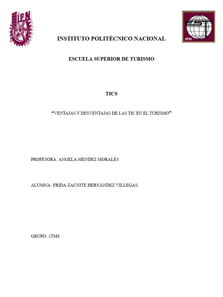 Ventajas Y Desventajas De Las Tic En El Turismo | PDF