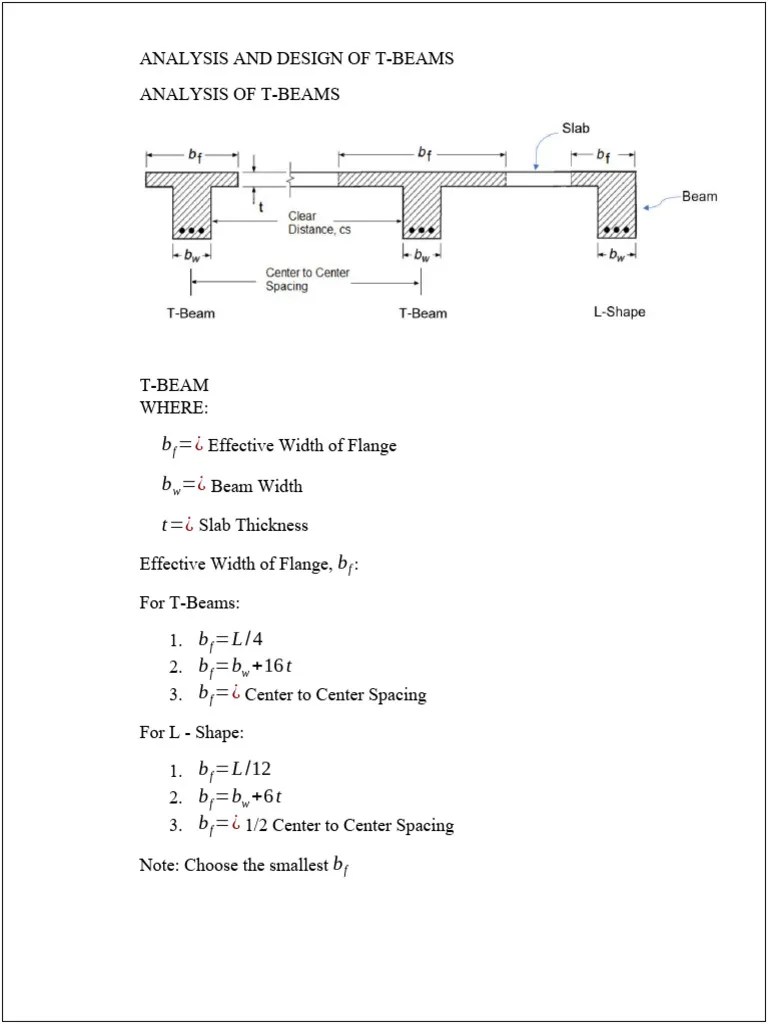 T Beam | PDF | Beam (Structure) | Mechanics