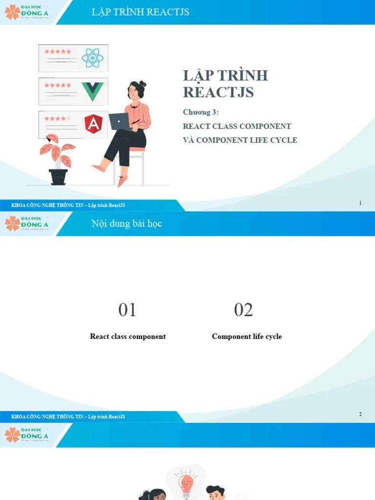 Chương 3 - Component Life Cycle | PDF