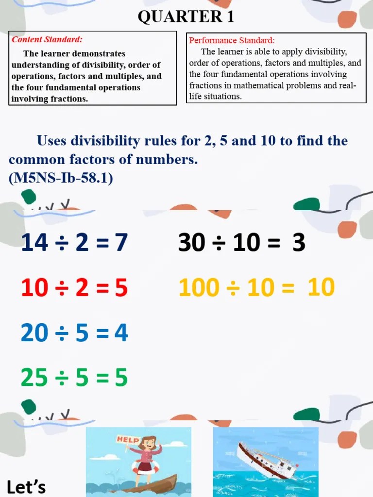 Divisibility Rules Of 2-5-10!3!6-And 9 | PDF | Discrete Mathematics ...