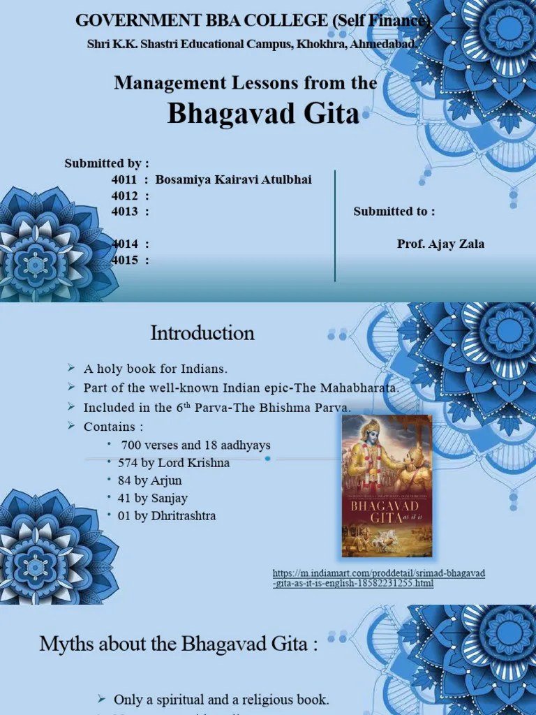 Bhagavad Gita | PDF