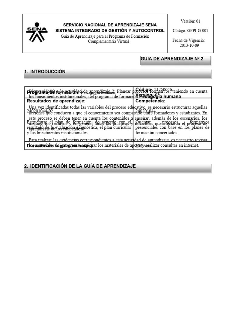 Guia Aprendizaje AA2 | PDF | Aprendizaje | Evaluación