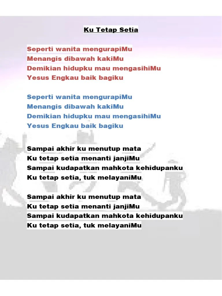 Ku Tetap Setia | PDF