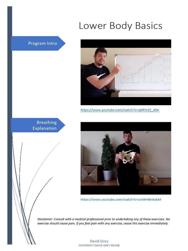 Mobility Program | PDF | Musculoskeletal System | Human Anatomy