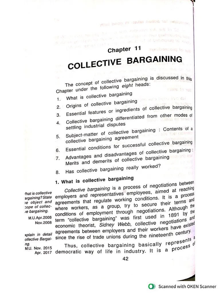 Collective Bargaining | PDF