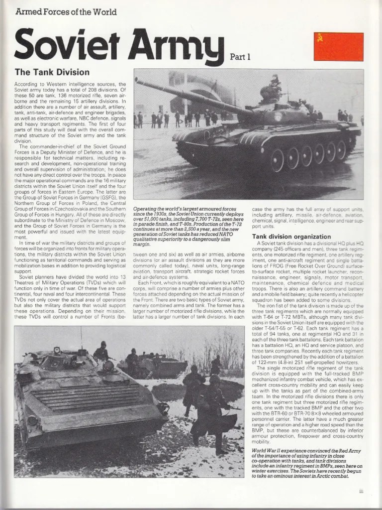 AFW - Soviet Army Part 1 | PDF | Battalion | Artillery Battery