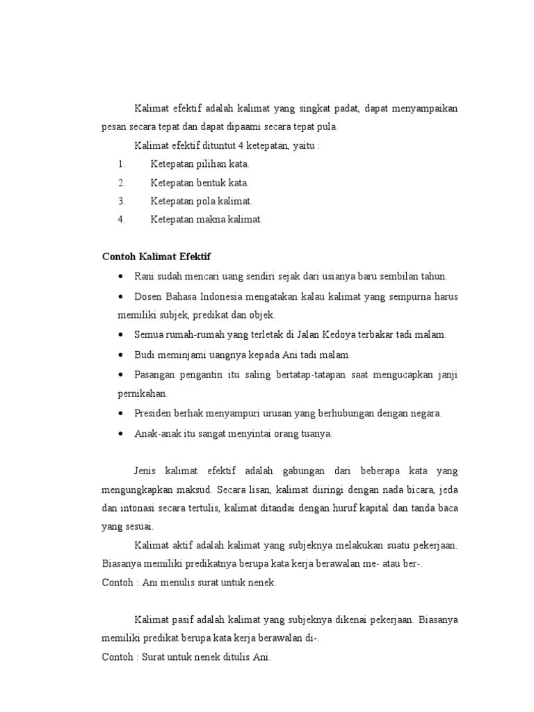 Contoh Kata Awalan Pengertian Dan Contoh B Indonesia 