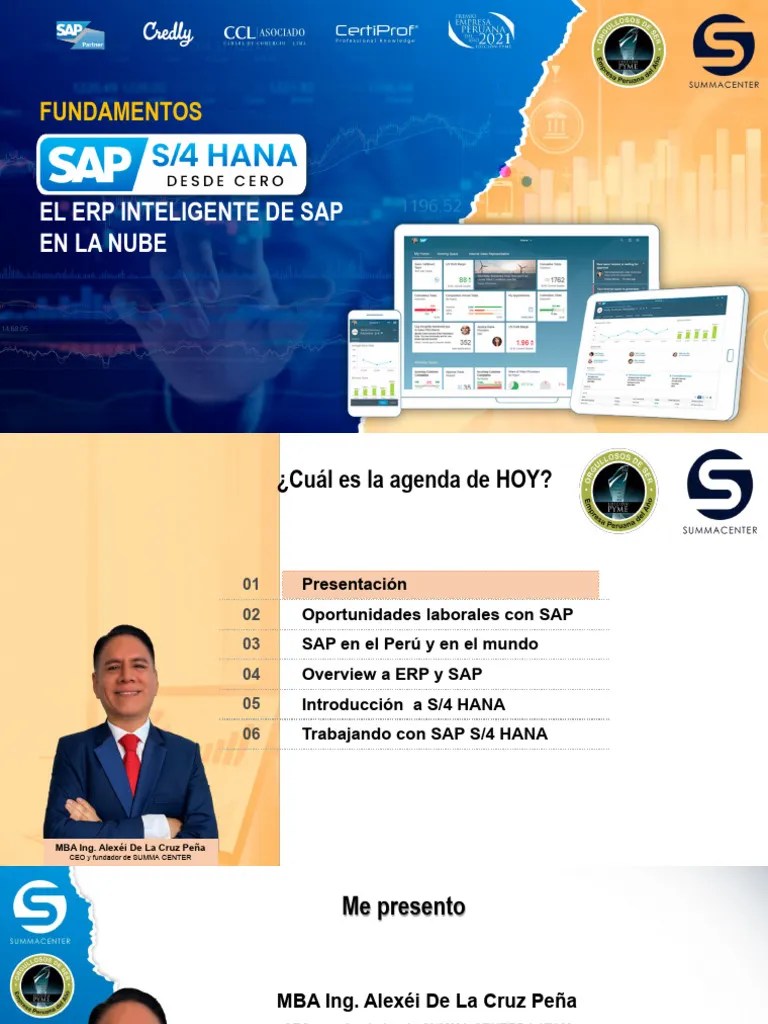Fundamentos De SAP S4 HANA Desde Cero [SUMMA CENTER LATAM] 03122023 | PDF