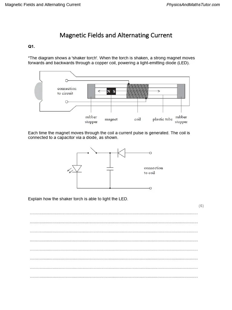Magnetic Fields And Alternating Current | PDF | Magnetic Field ...