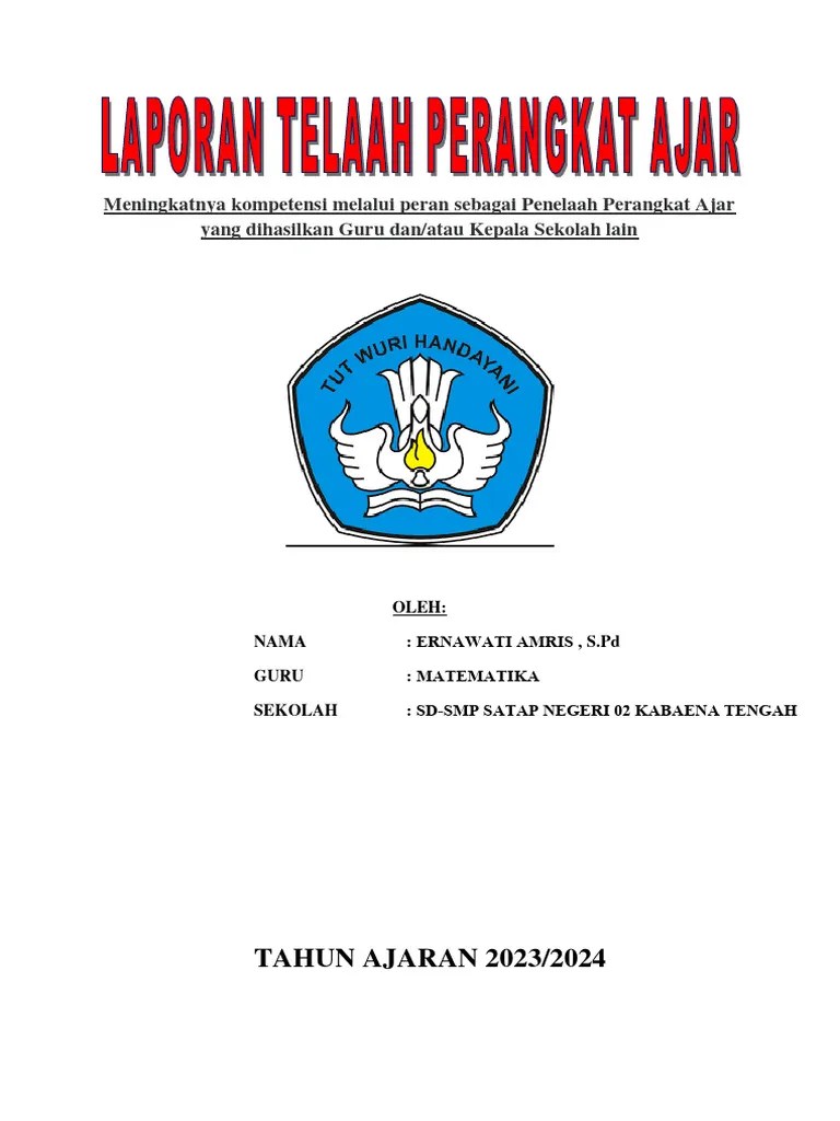 Penelaah Perangkat Ajar Yang Dihasilkan Guru 1 | PDF