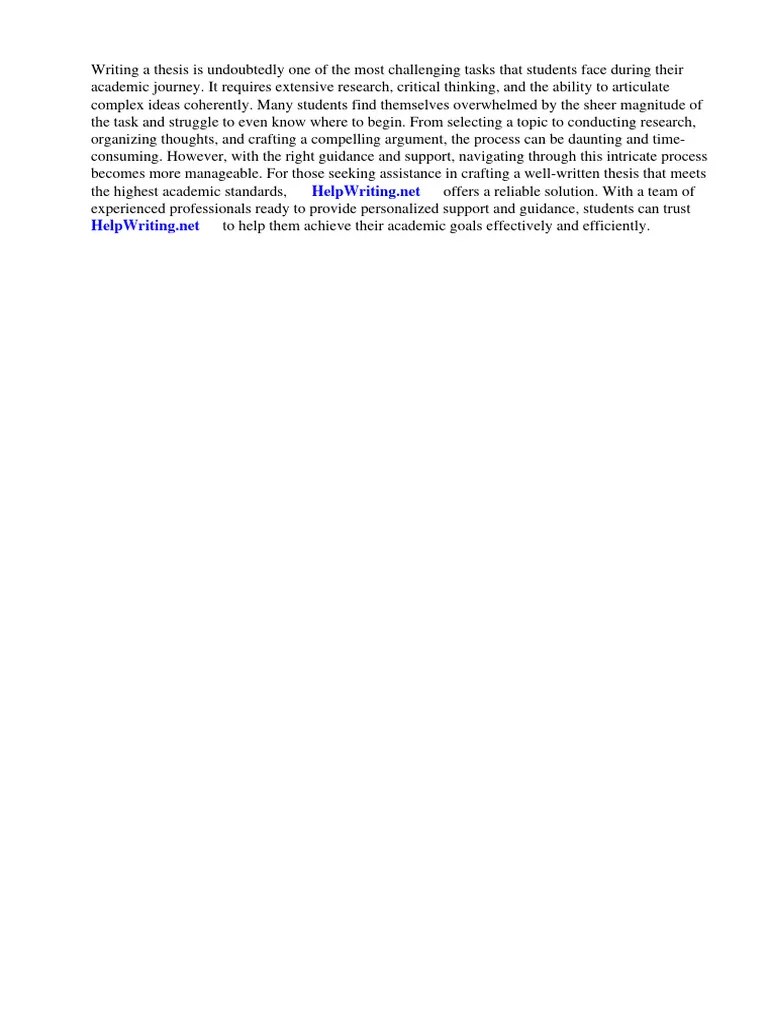 Intro Paragraph Thesis Statement Pdf