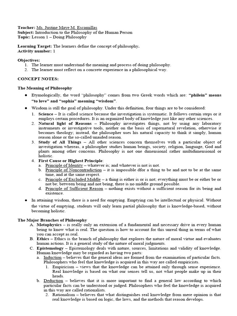 Philosophy | PDF | Knowledge | Rationalism