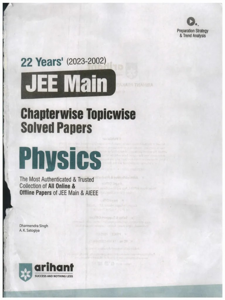 Jee Main Physics PYQS | PDF
