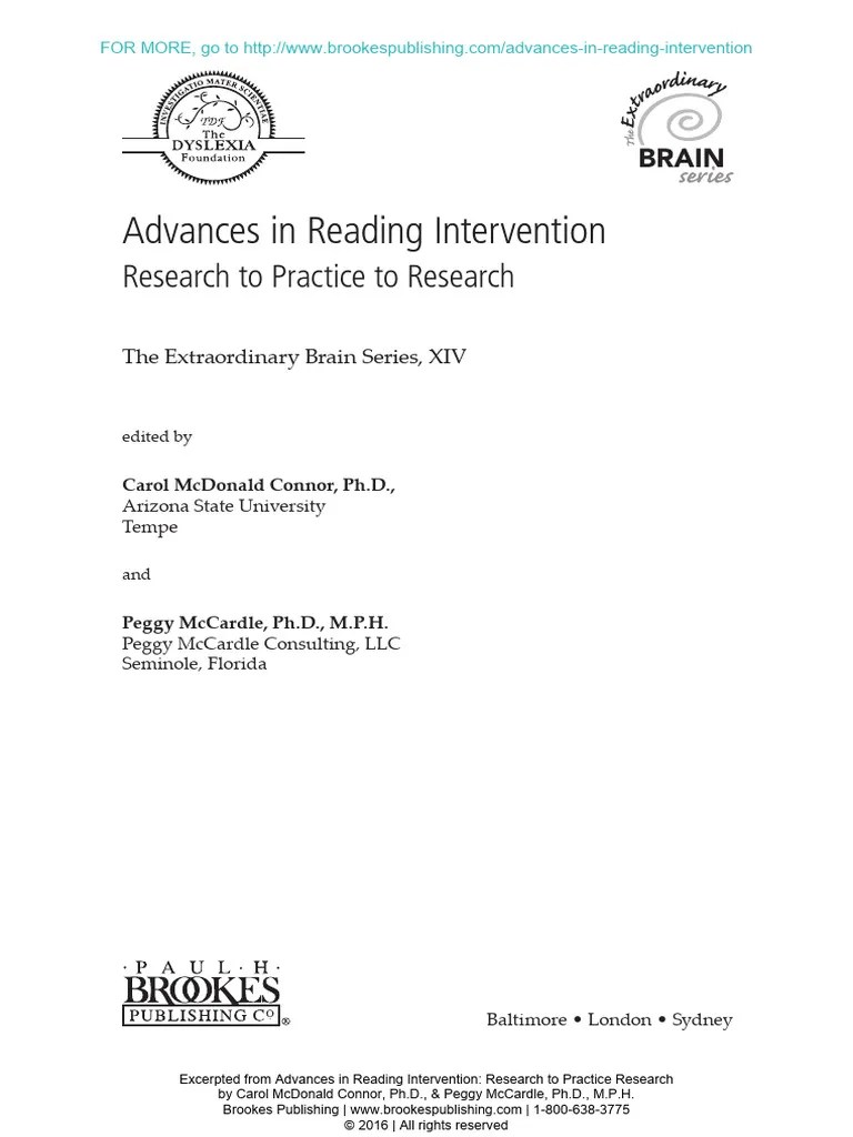 LESSON #4 - Breakthroughs & Innovations To Address Reading Difficulties | PDF | Reading ...