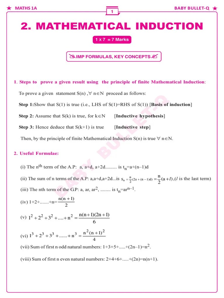 2-MATHEMATICAL-INDUCTION | PDF
