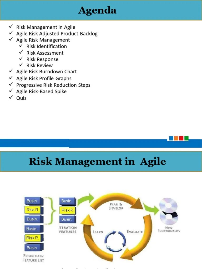 10 Agile Risk Management | PDF | Risk | Scrum (Software Development)