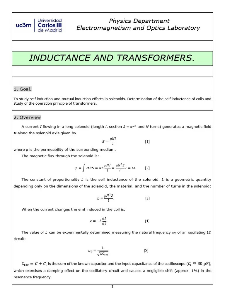 Inductance And Transformers | PDF | Inductance | Transformer