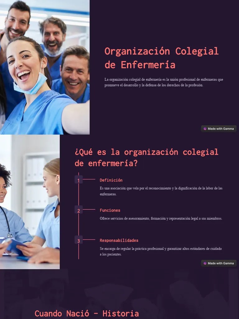 Organizacion Colegial De Enfermeria | PDF | Enfermería | Cuidado De La Salud
