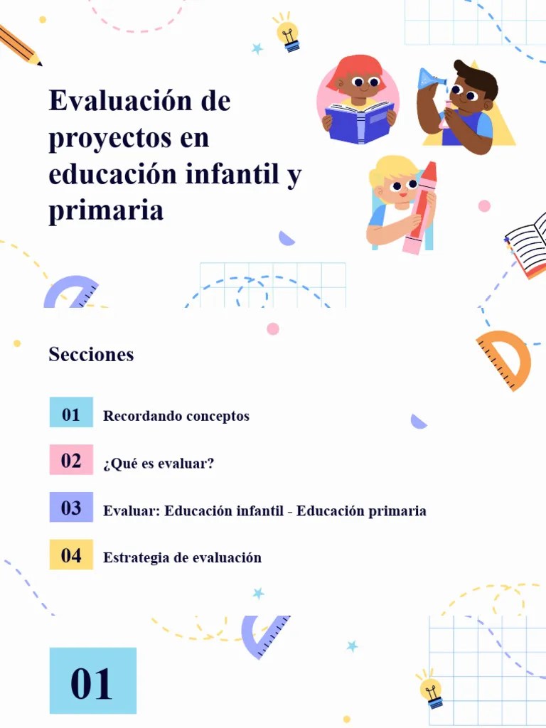ES Project Evaluation In Pre-K And Elementary By Slidesgo | PDF ...