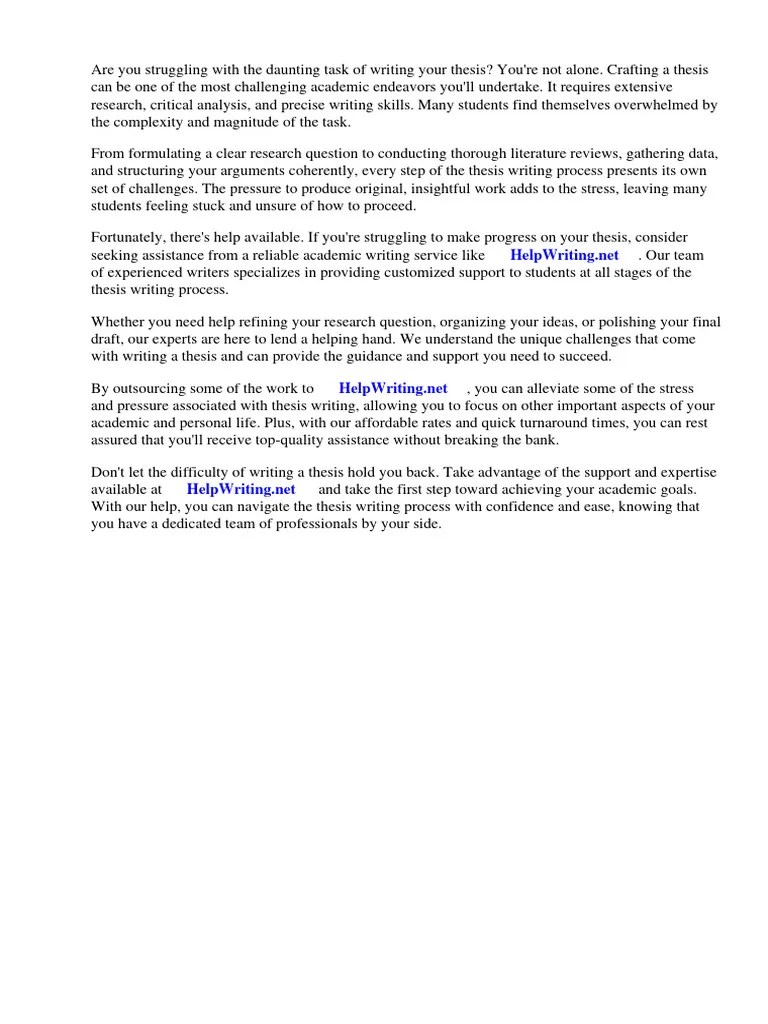 Background Thesis Preview | PDF | Thesis | Essays