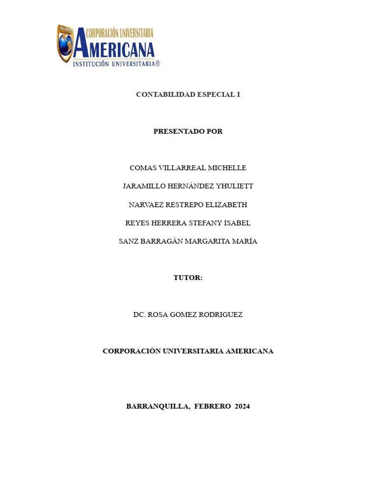 Contabilidad Especial Semana III | PDF