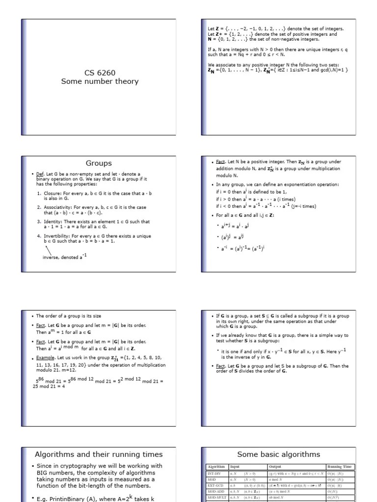 Number Theory | PDF | Function (Mathematics) | Mathematical Objects