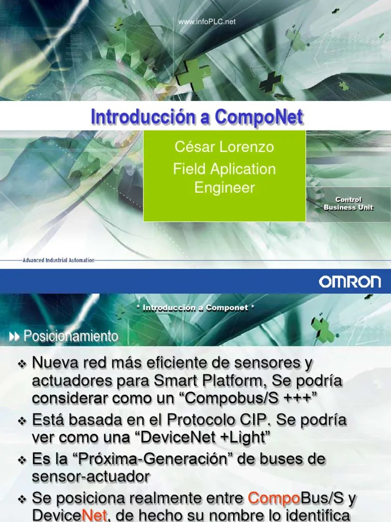 InfoPLC Net Introduccion CompoNet | PDF | Topología De La Red | Poco