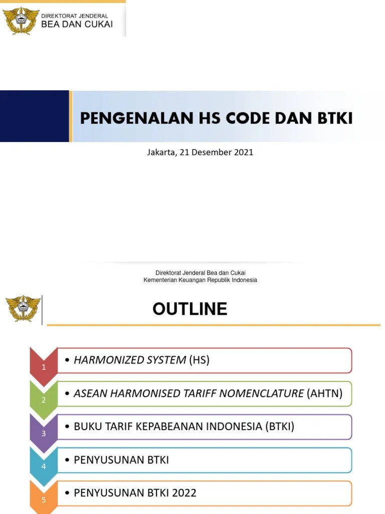 Pengenalan Hs Dan Btki Pdf