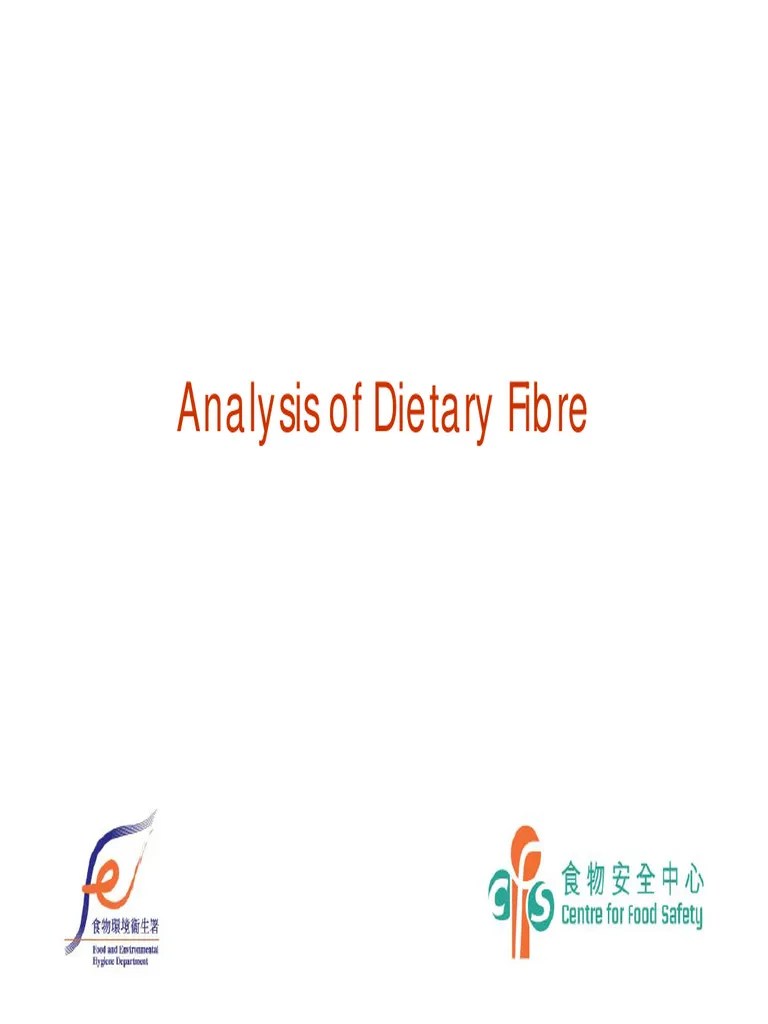 Total Dietary Fibre | PDF | Dietary Fiber | Diet & Nutrition