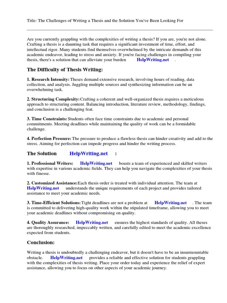 Thesis Files | PDF | Thesis | Essays