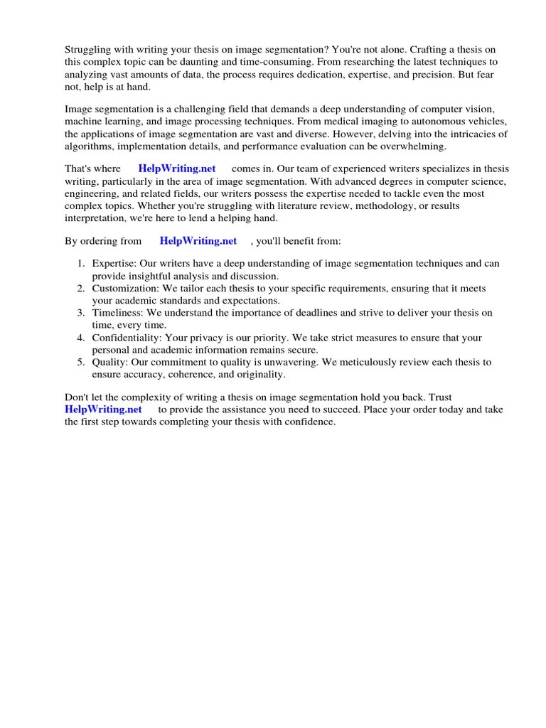 Thesis Image Segmentation | PDF | Image Segmentation