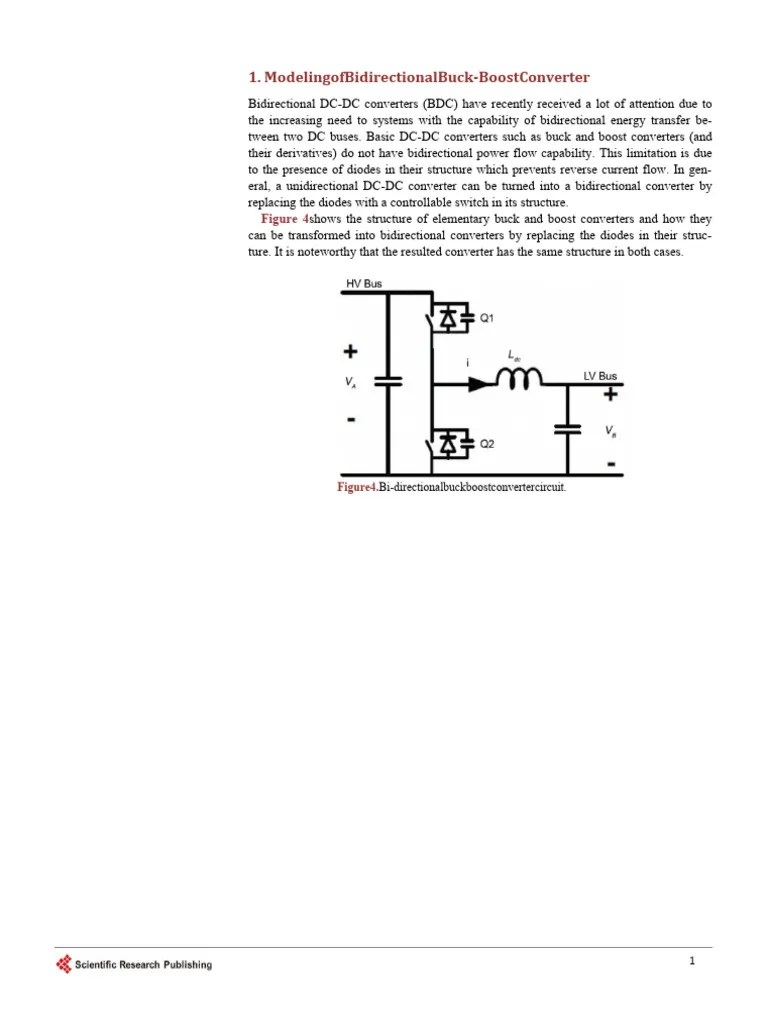 Design And Implementation Of Bi-Directional DC-DC | PDF | Power ...