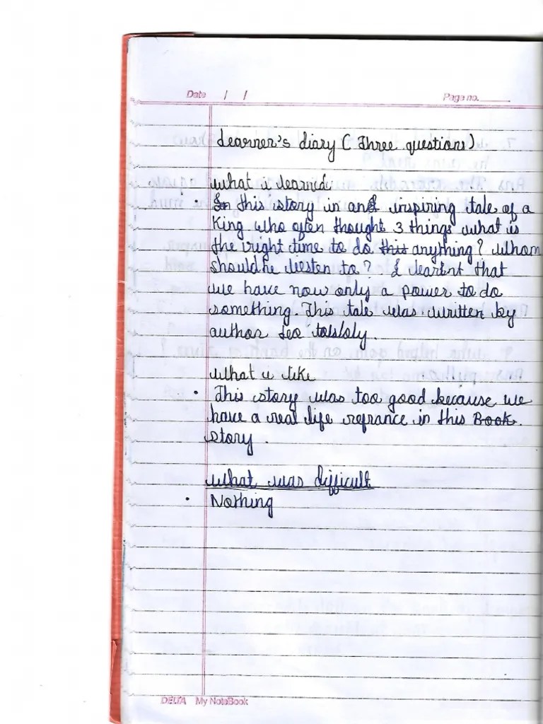 Learners Diary Engish | PDF