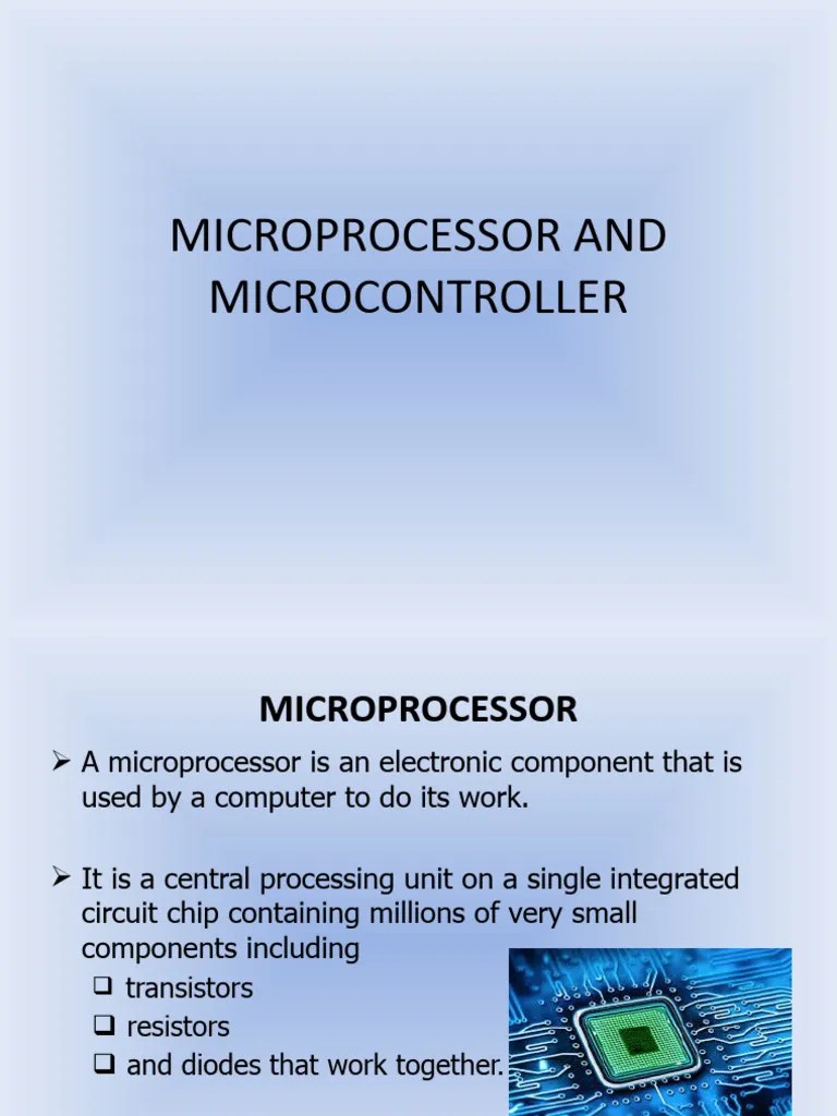 Microprocessor Lecture With Assembly Language | PDF | Central ...