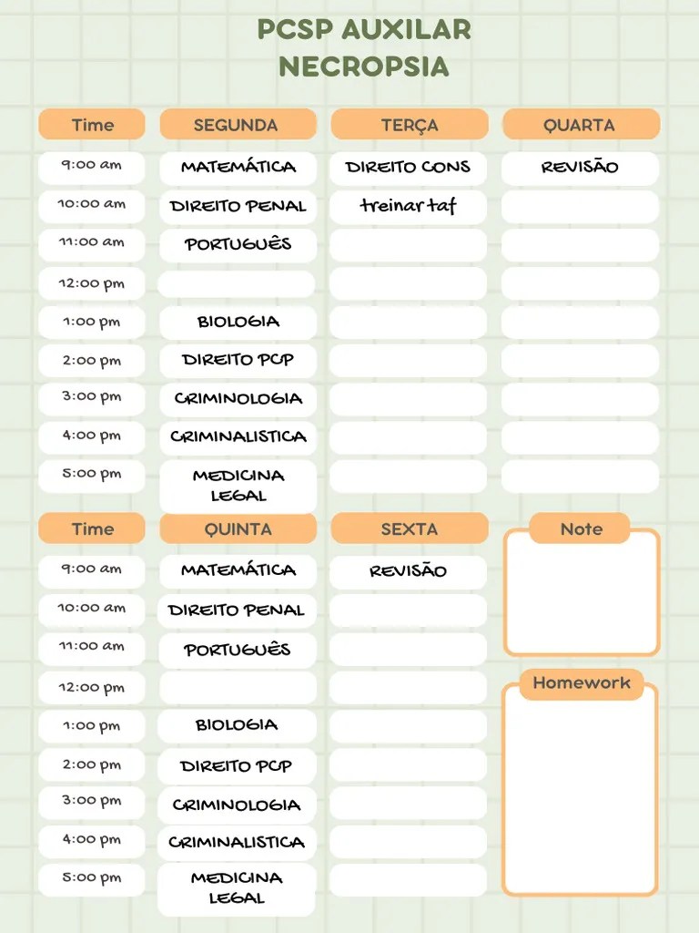 Cronograma PCSP 2025 | PDF