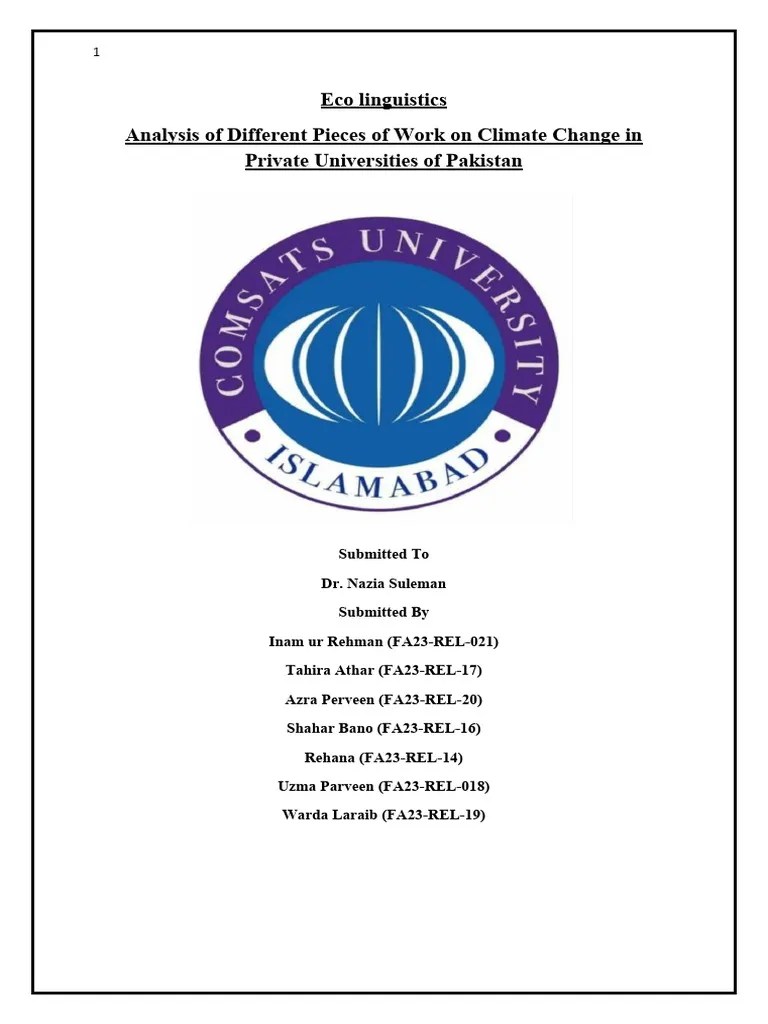 Environment And Climate Change | PDF | Grammatical Number | Air Pollution