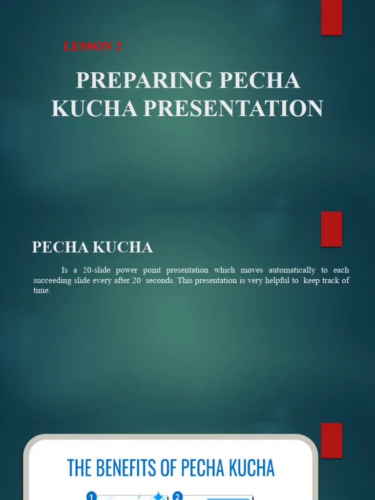 PREPARING PECHA KUCHA PRESENTATION | PDF