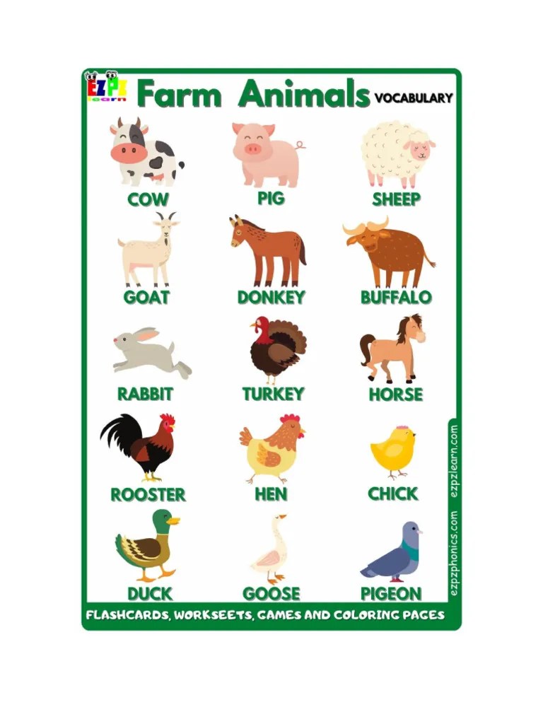 Farm Animals | PDF