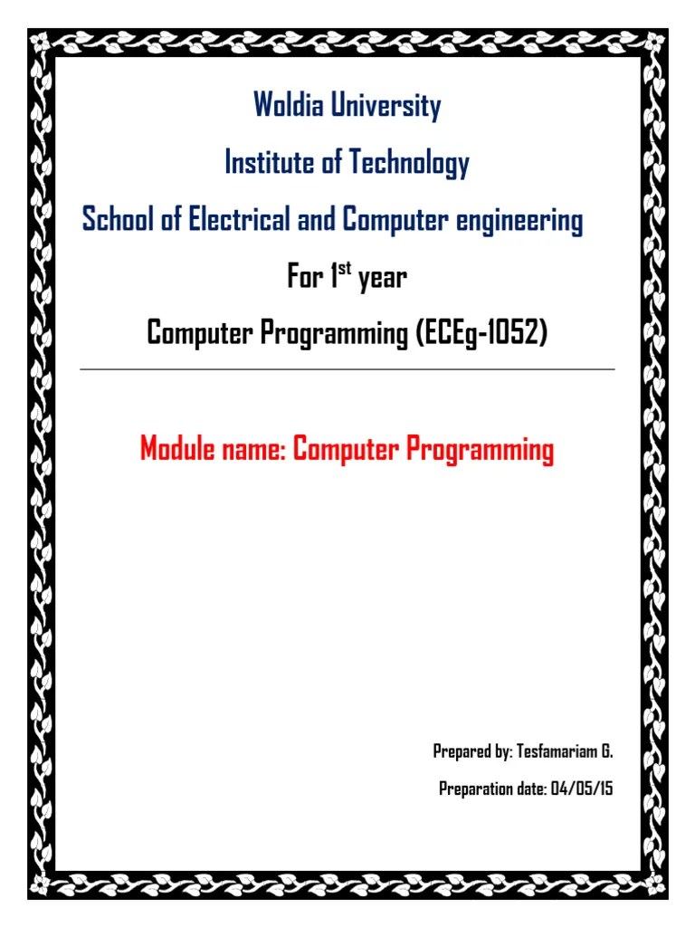 C++ Module | PDF | Programming | Computer Program