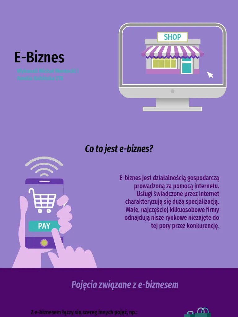 E Biznes Prezentacja | PDF