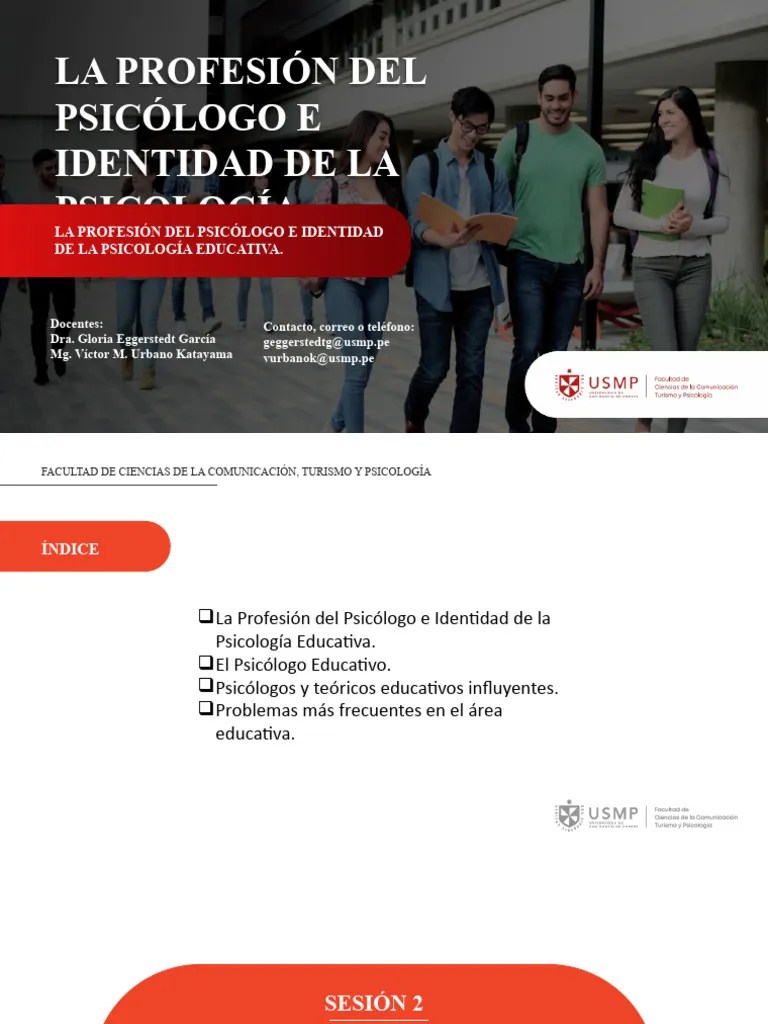 Sesion 2 La Profesión Del Psicólogo E Identid | PDF | Ciencia Y Matemáticas