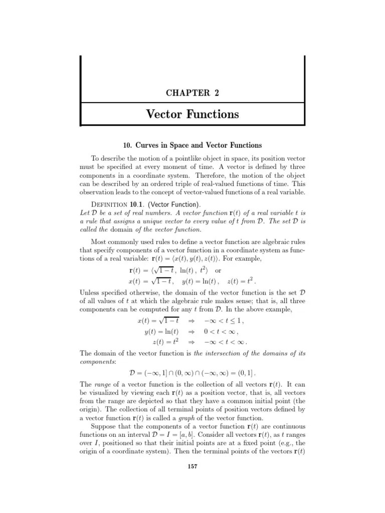 Vector Calculus | PDF | Function (Mathematics) | Vector Space