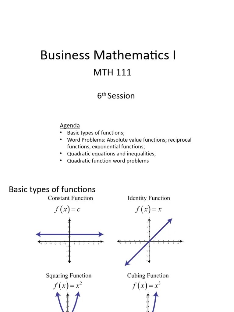 6th Session MTH111-1 (3) (2) | PDF