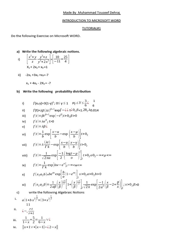 Introduction To Microsoft Word | PDF