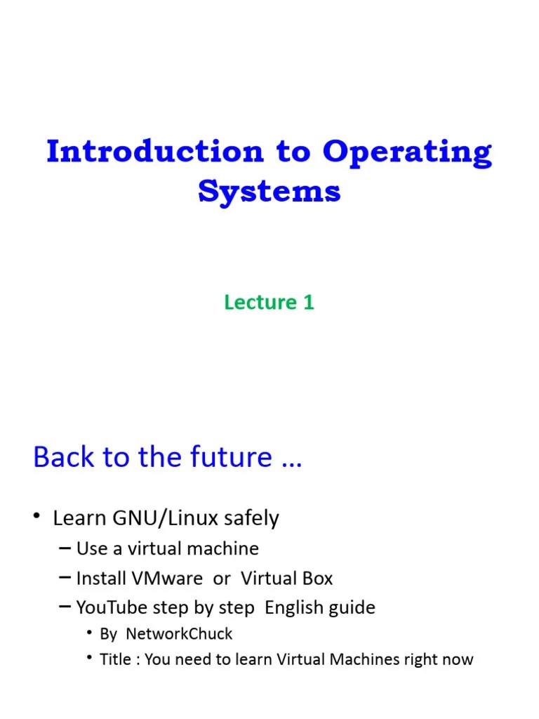 Lecture1 Overview | PDF | Computer Data Storage | Operating System