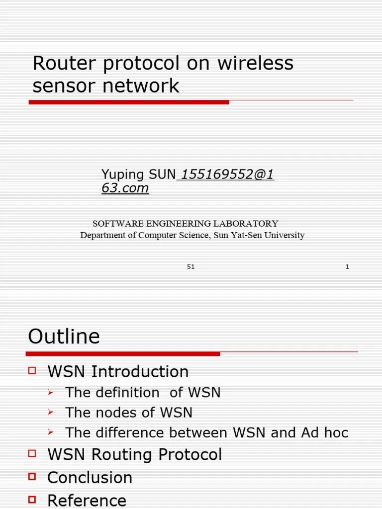 WSN Routing Protocols Overview | PDF | Wireless Sensor Network ...