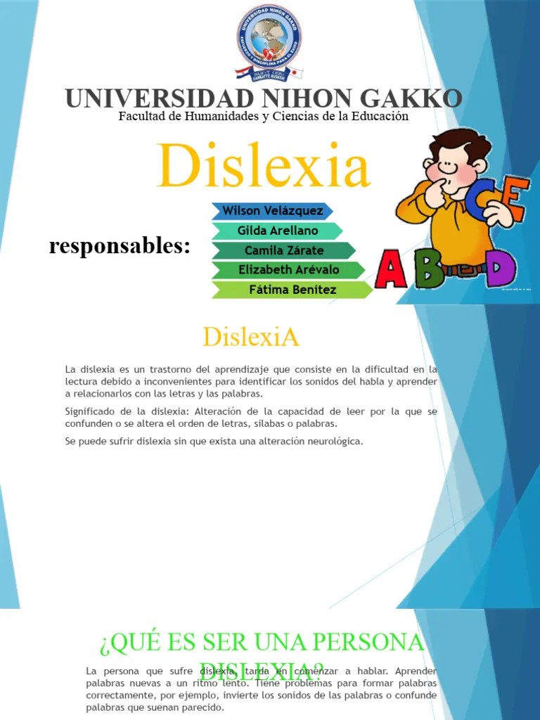 DISLEXIA | PDF | Palabra | Aprendizaje